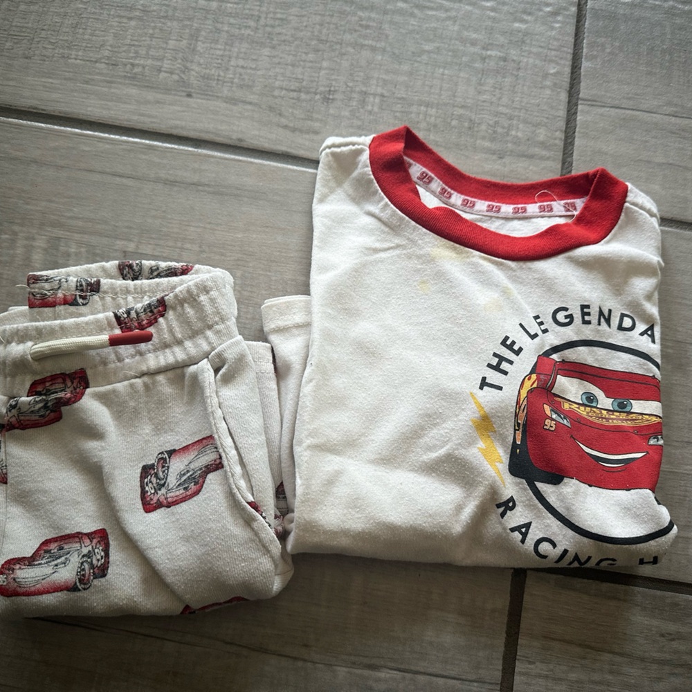 Lightning McQueen short set